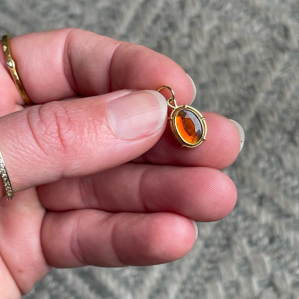 Tura Sugden golden tourmaline pendant